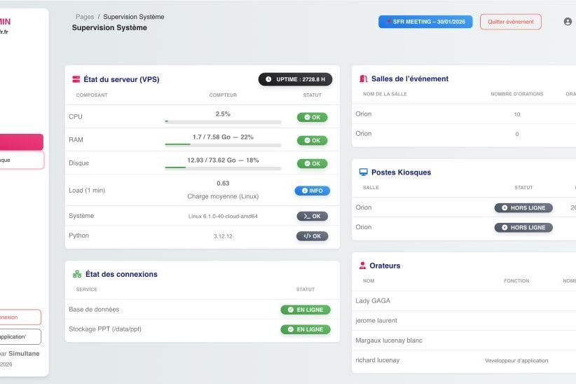 Logiciel Event-manager