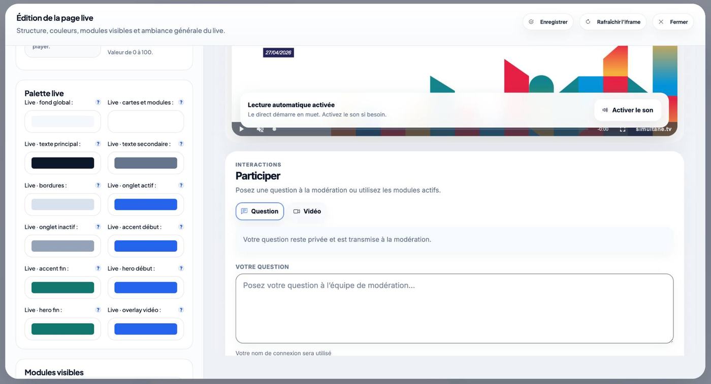 Personnalisation avancée (branding)